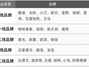 国产一线二线三线区别之商品介绍