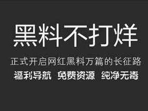 51 黑料网红黑料门：揭示网红背后的秘密，揭露不为人知的黑料