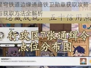 崩坏星穹铁道边缘通路铁卫勋章获取攻略：位置详解与获取方法全解析