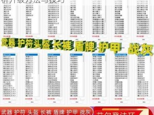 艾尔登法环人物等级属性提升攻略：全面解析升级方法与技巧