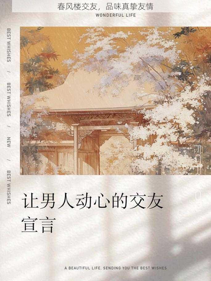 春风楼交友，品味真挚友情