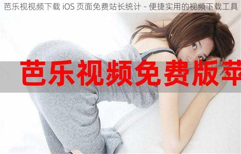 芭乐视视频下载 iOS 页面免费站长统计 - 便捷实用的视频下载工具