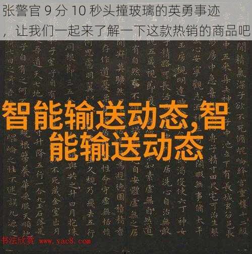 张警官 9 分 10 秒头撞玻璃的英勇事迹，让我们一起来了解一下这款热销的商品吧