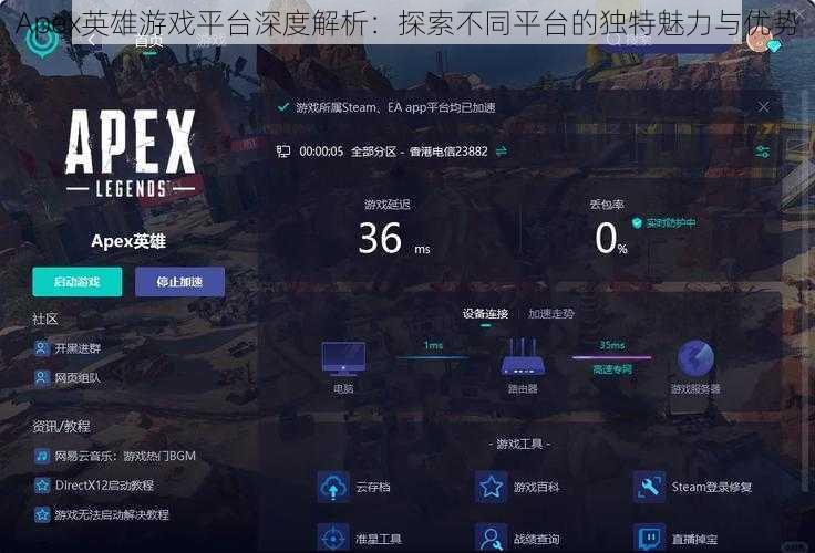 Apex英雄游戏平台深度解析：探索不同平台的独特魅力与优势