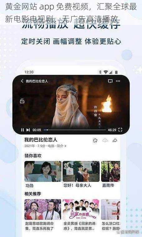 黄金网站 app 免费视频，汇聚全球最新电影电视剧，无广告高清播放