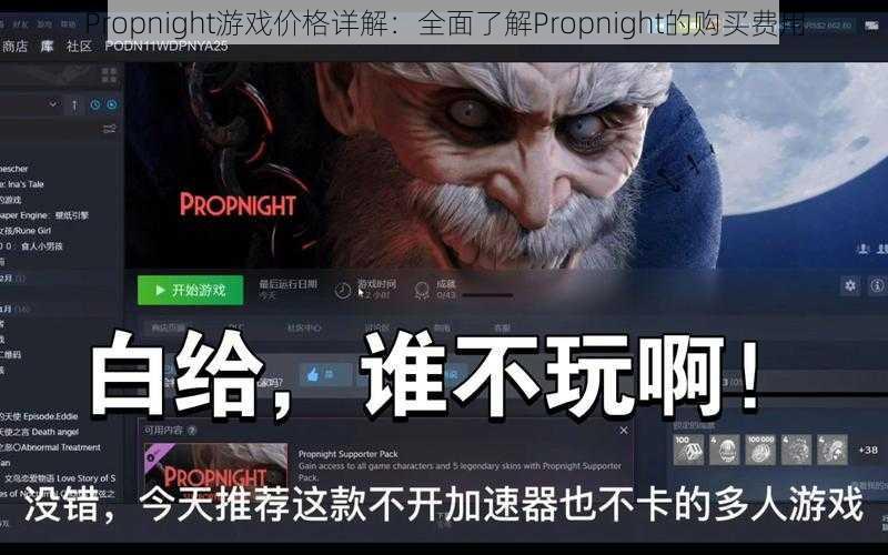 Propnight游戏价格详解：全面了解Propnight的购买费用