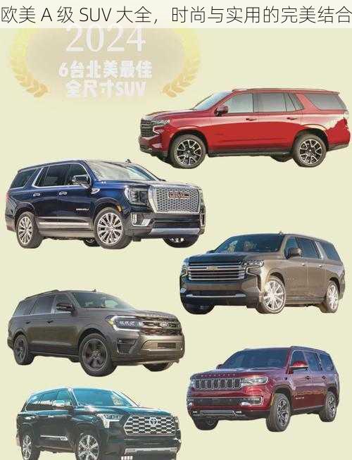 欧美 A 级 SUV 大全，时尚与实用的完美结合