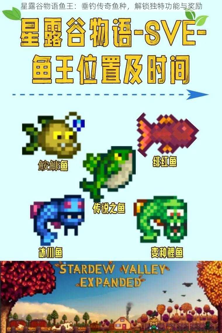 星露谷物语鱼王：垂钓传奇鱼种，解锁独特功能与奖励