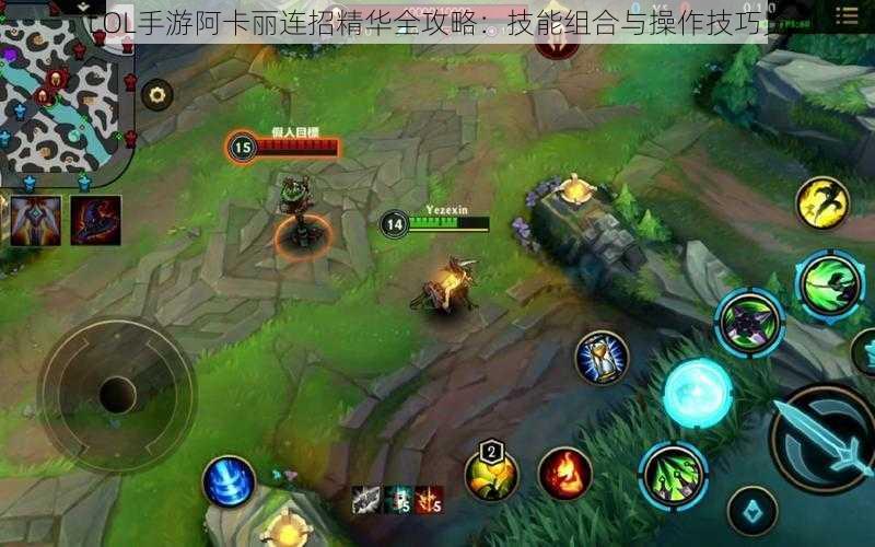 LOL手游阿卡丽连招精华全攻略：技能组合与操作技巧览