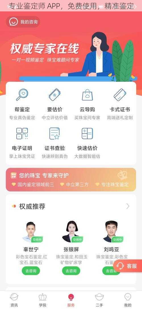 专业鉴定师 APP，免费使用，精准鉴定