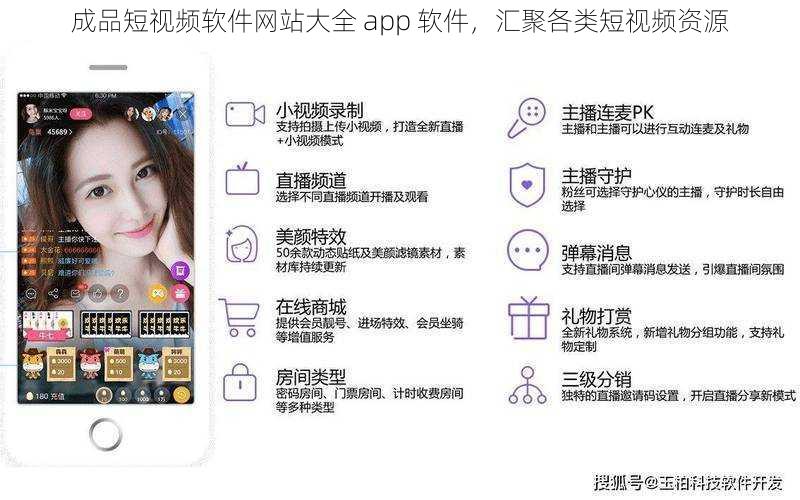 成品短视频软件网站大全 app 软件，汇聚各类短视频资源