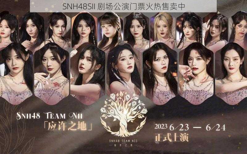 SNH48SII 剧场公演门票火热售卖中