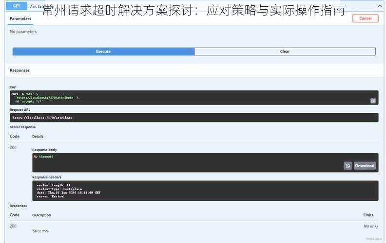 常州请求超时解决方案探讨：应对策略与实际操作指南