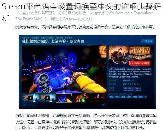 Steam平台语言设置切换至中文的详细步骤解析